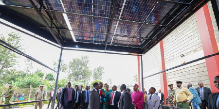 Techwin Limited completes 50 kVA solar power installation at Murang’a Technical Training Institute, enhancing renewable energy use, supporting technical education, and strengthening Kenya’s sustainable development agenda.