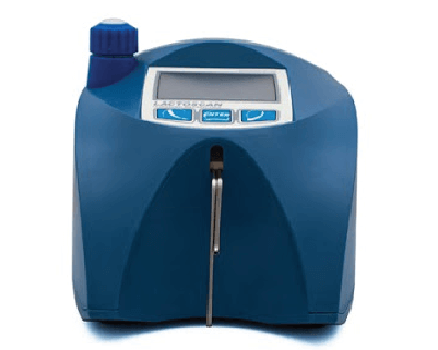 showing lacto scan milk analyzer